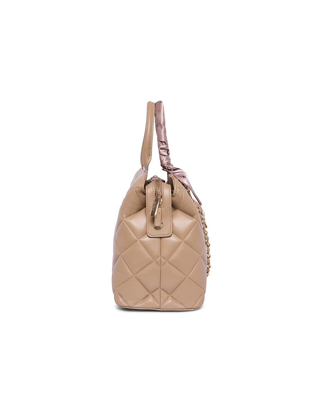 Waterloo 13 Medium Satchel Bag Beige