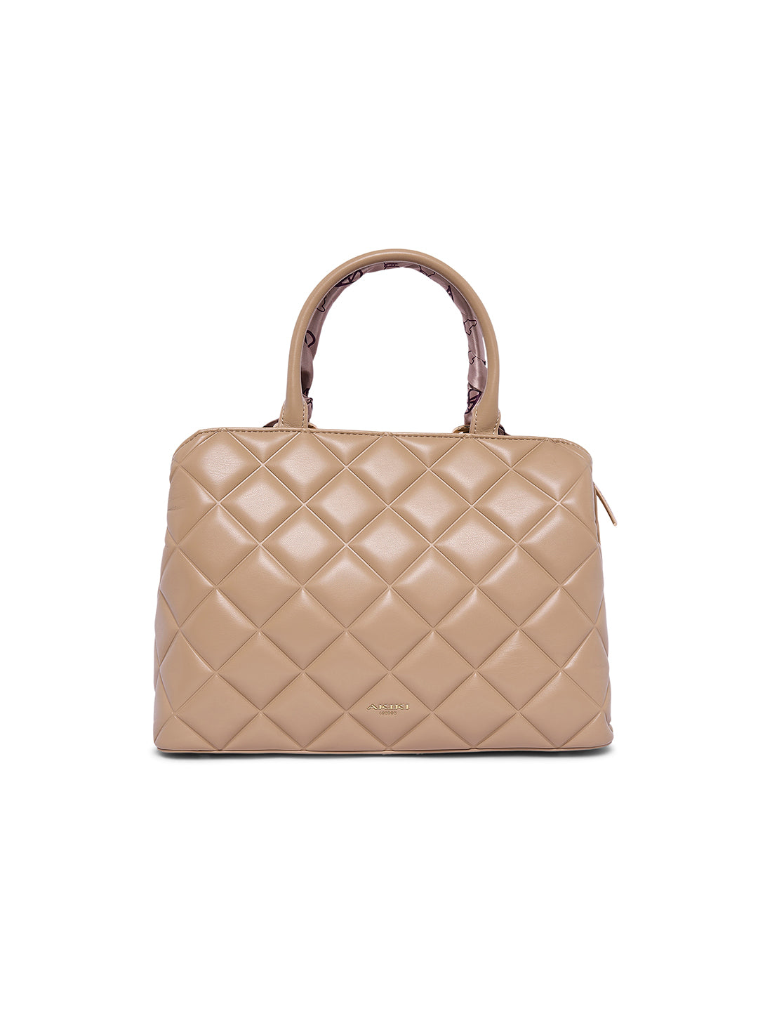 Waterloo 13 Medium Satchel Bag Beige