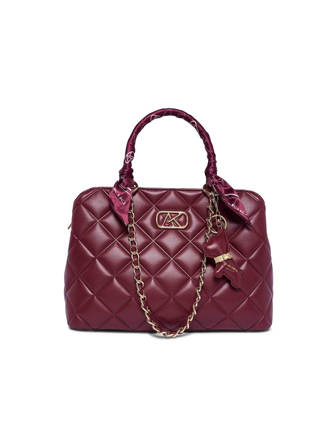 Waterloo 13 Medium Satchel Bag Wine