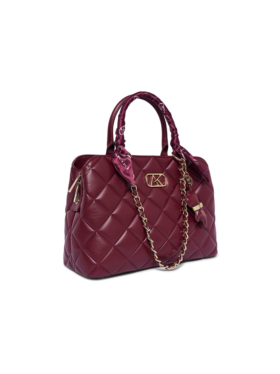 Waterloo 13 Medium Satchel Bag Wine