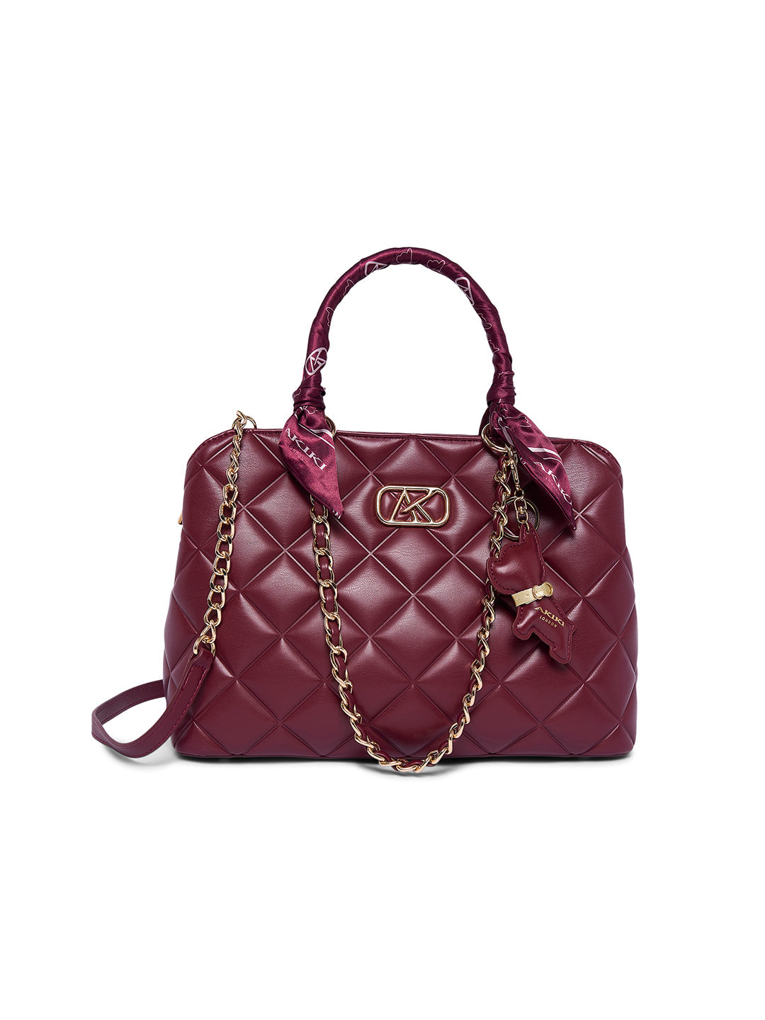 Waterloo 13 Medium Satchel Bag Wine