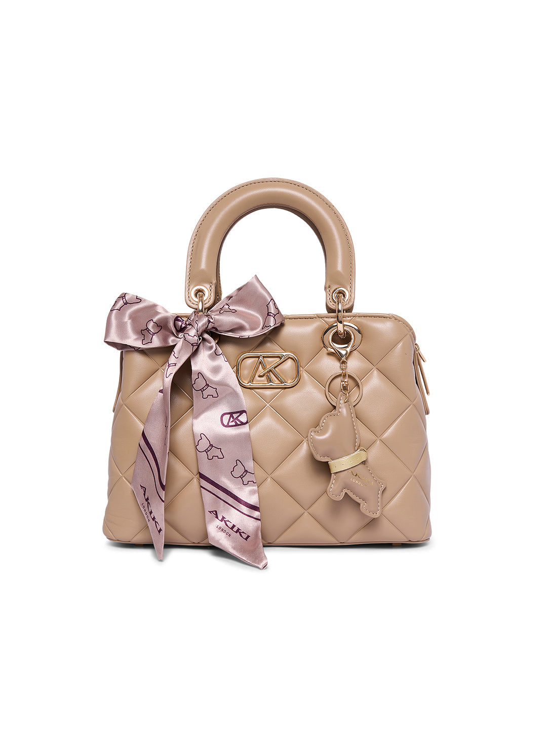 Whitehall 11 Small Satchel Bag Beige