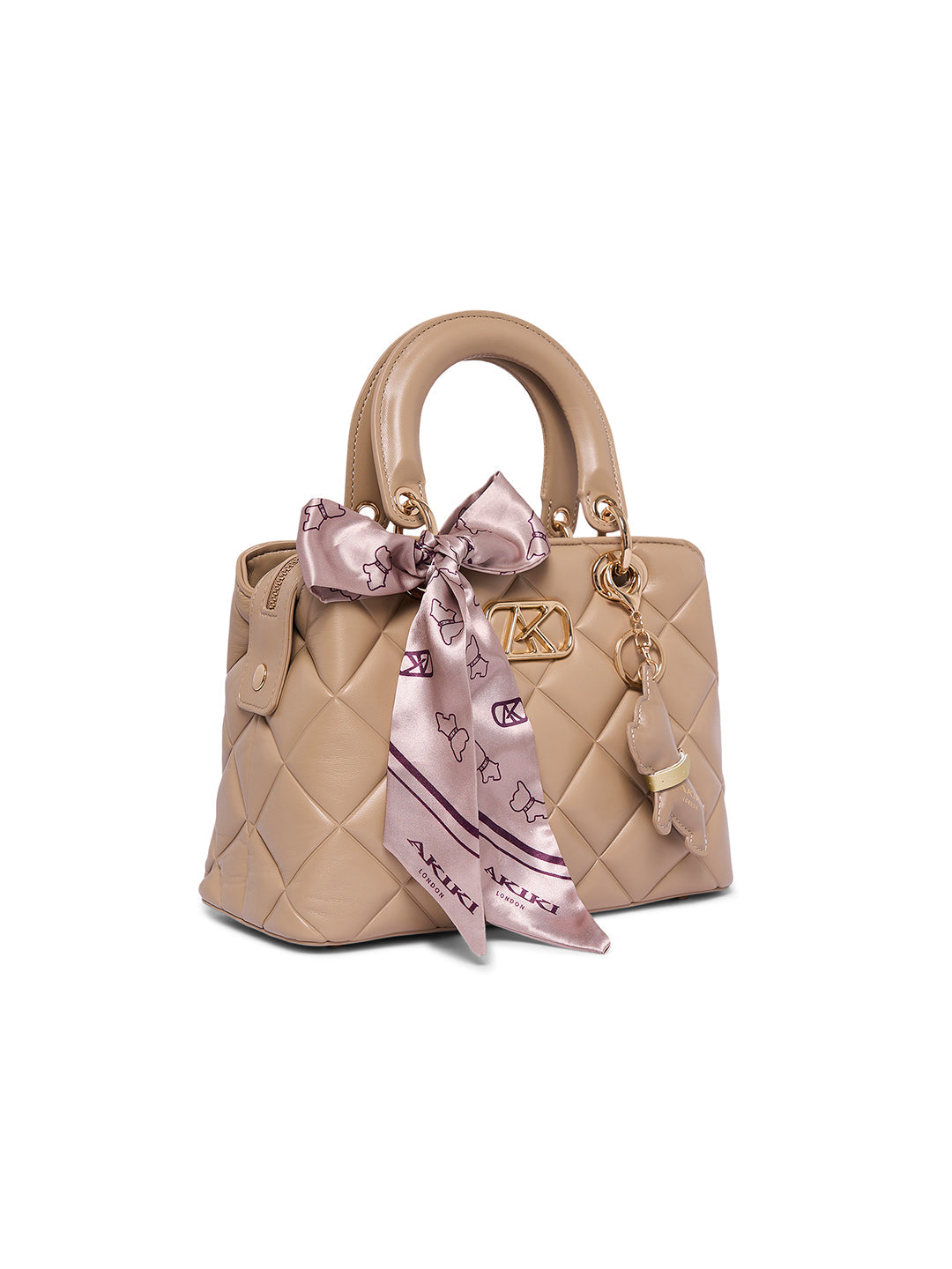 Whitehall 11 Small Satchel Bag Beige