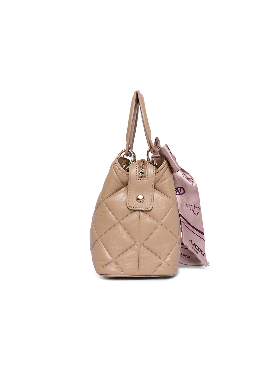 Whitehall 11 Small Satchel Bag Beige