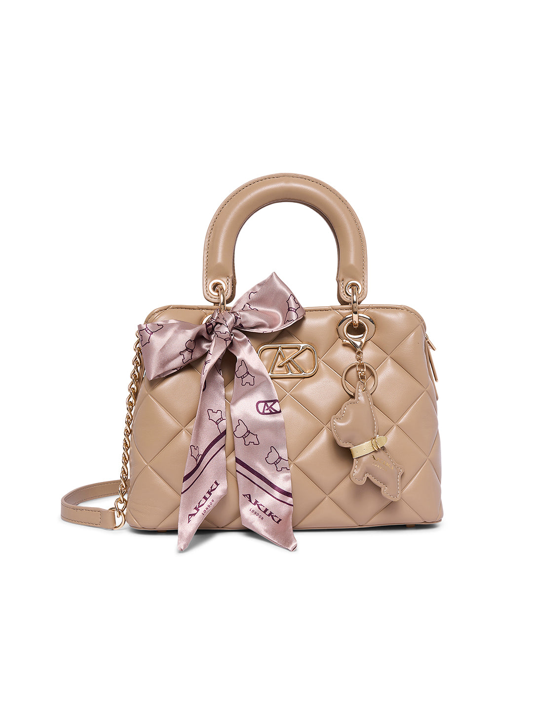 Whitehall 11 Small Satchel Bag Beige