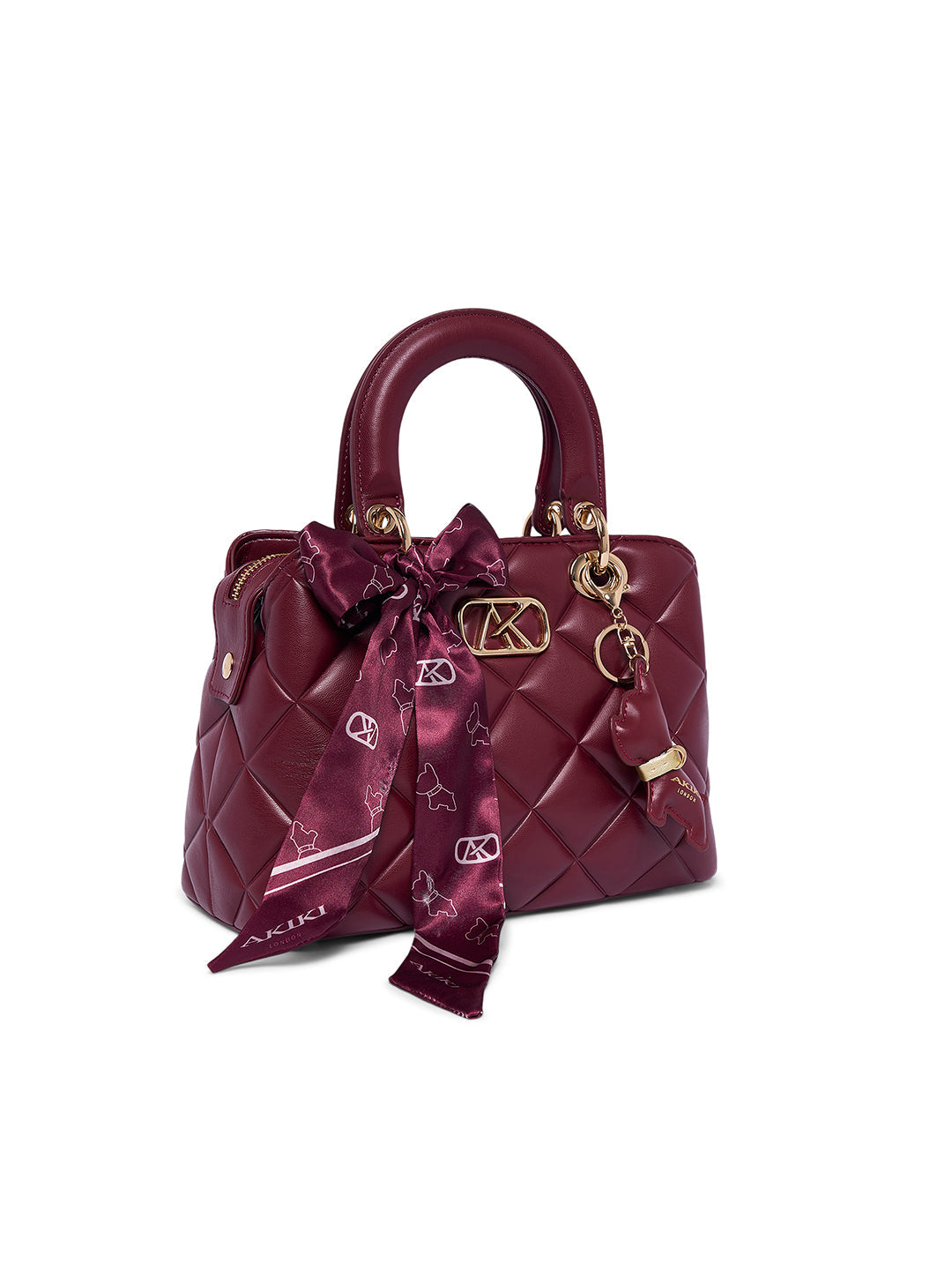 Whitehall 11 Small Satchel Bag Wine