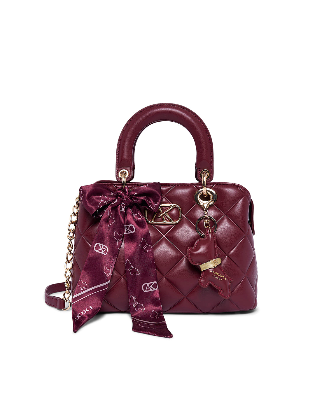 Whitehall 11 Small Satchel Bag Wine