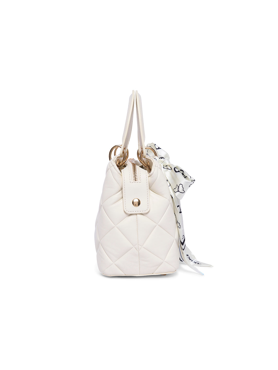 Whitehall 11 Small Satchel Bag Off White