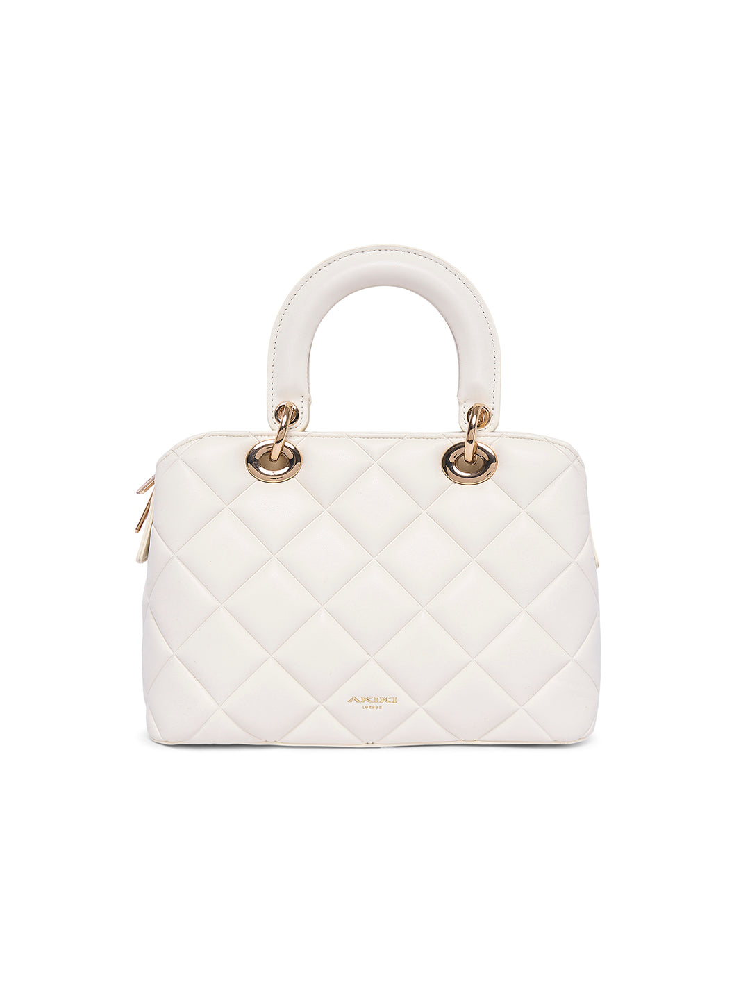 Whitehall 11 Small Satchel Bag Off White