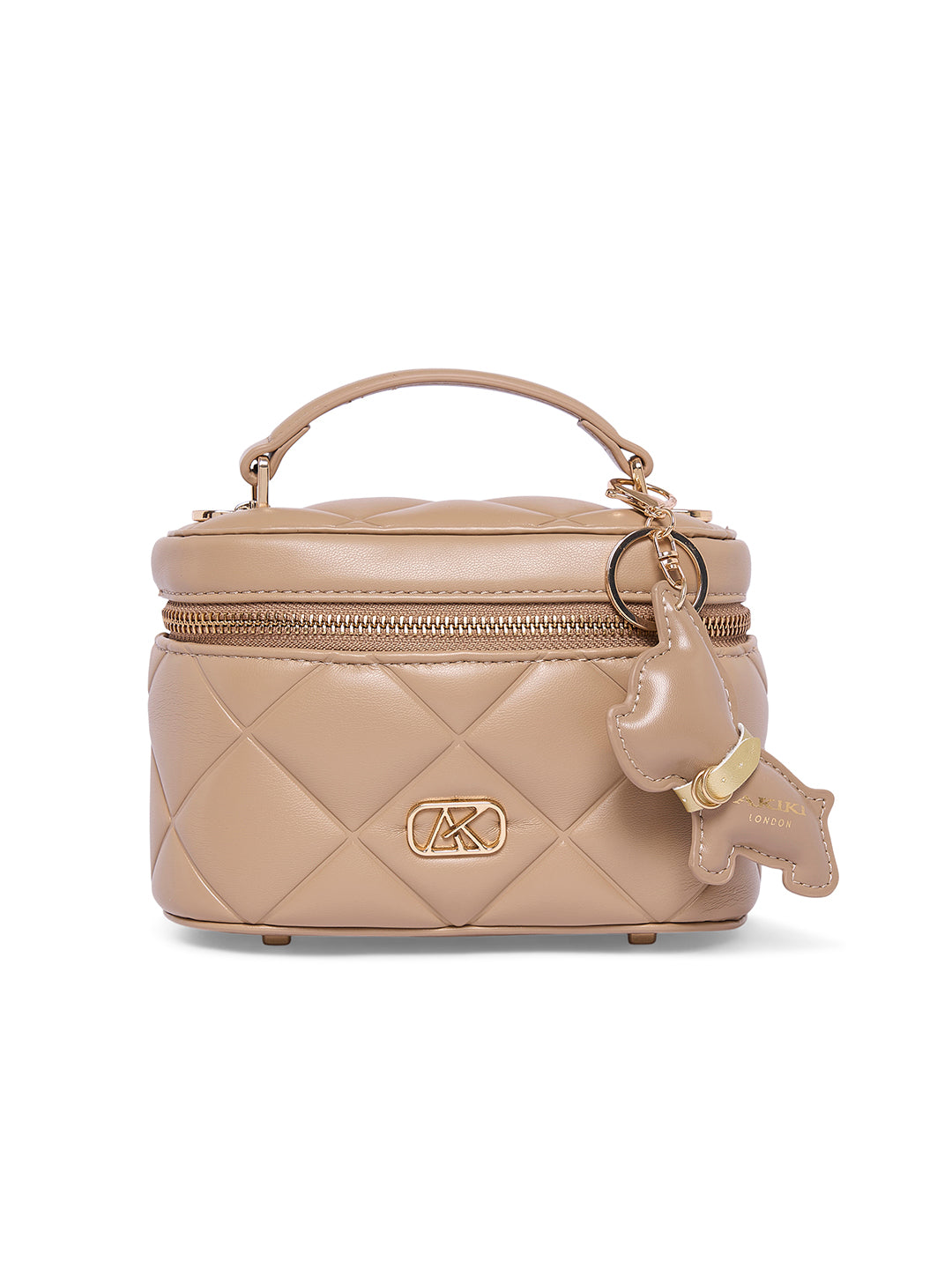 Clapham 7 Small Vanity Bag Beige