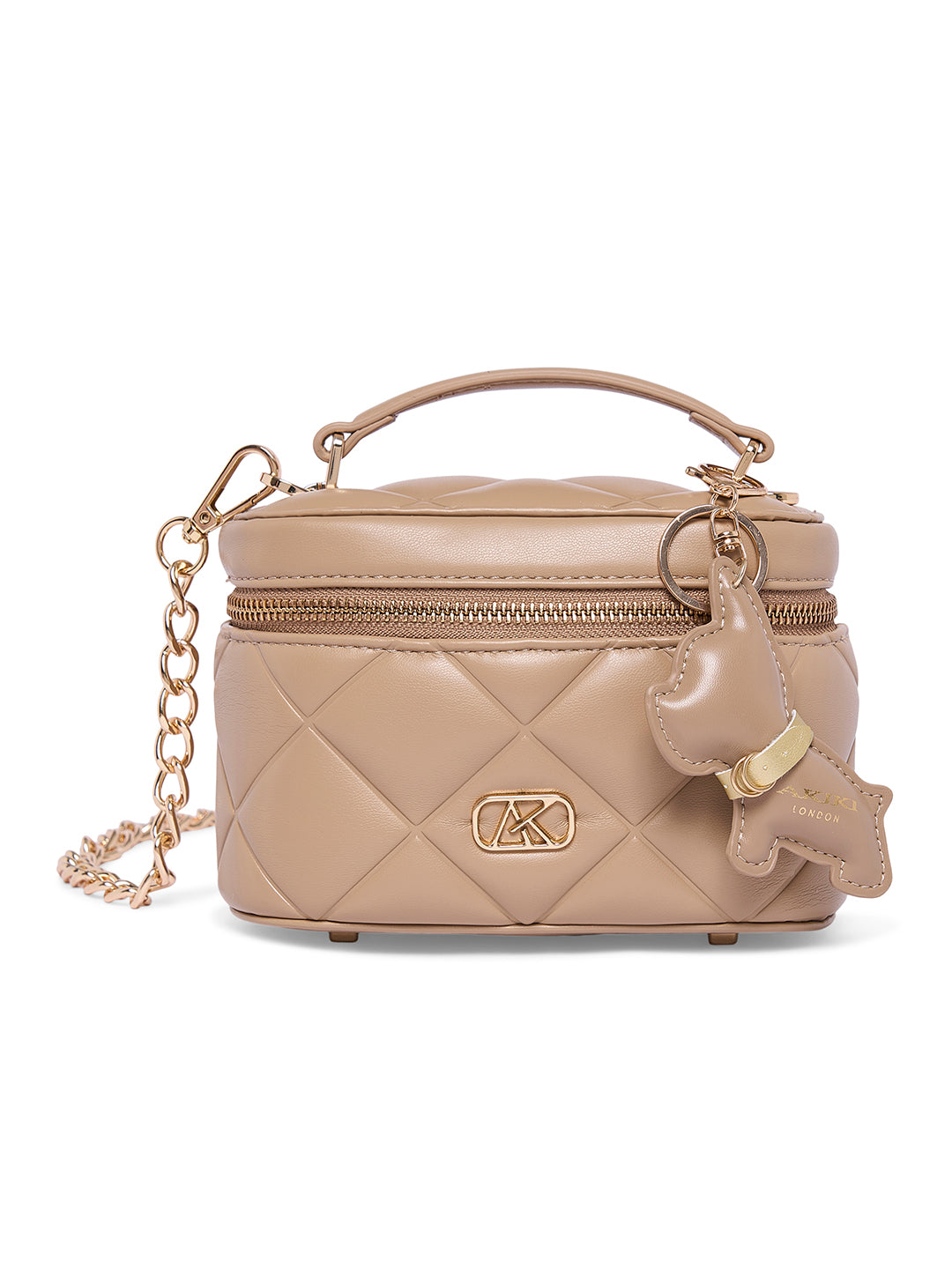 Clapham 7 Small Vanity Bag Beige