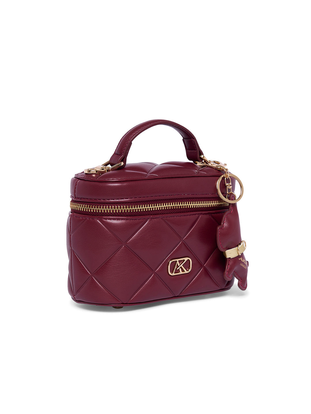 Clapham 7 Small Vanity Bag Wine