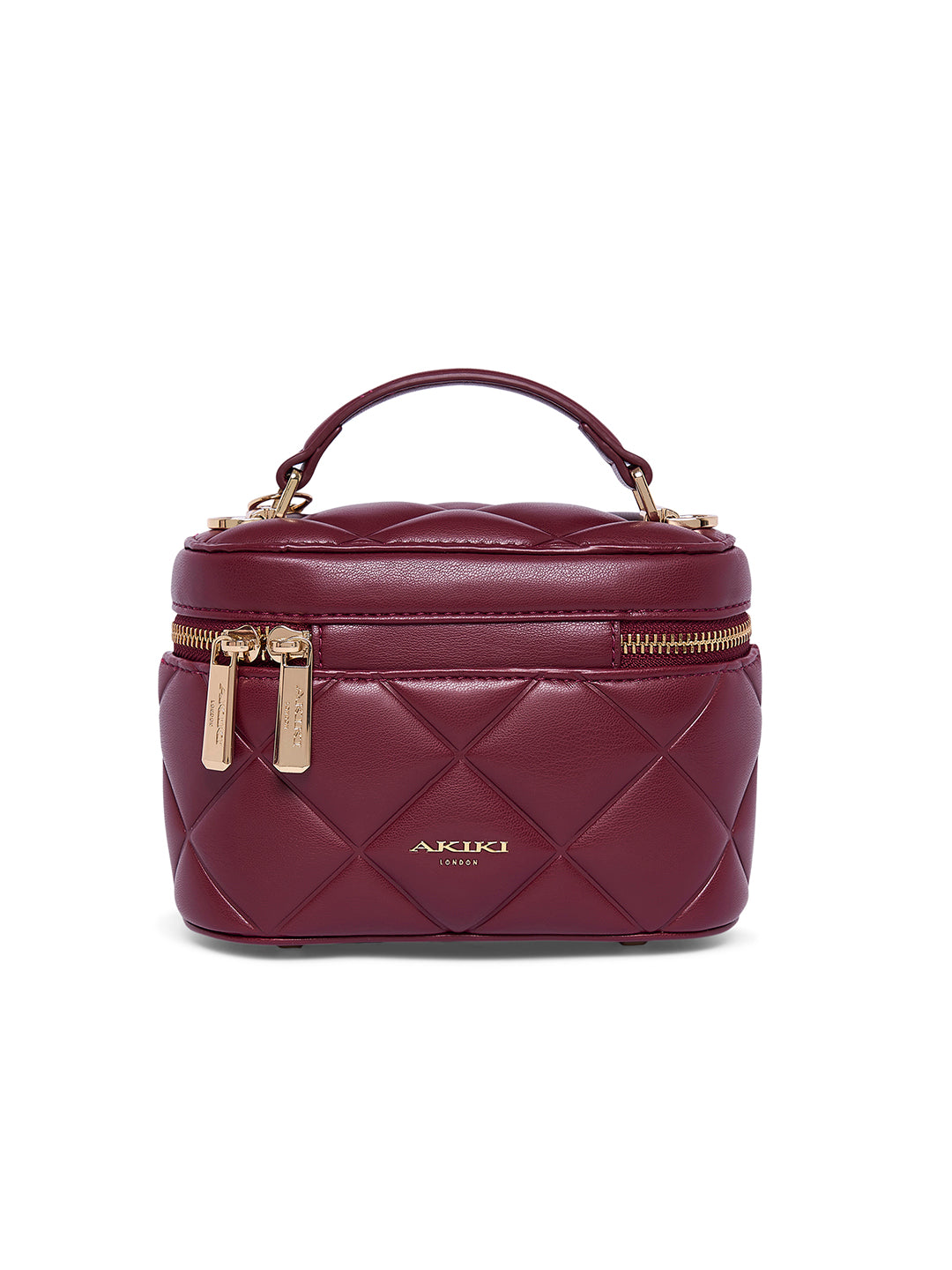 Clapham 7 Small Vanity Bag Wine