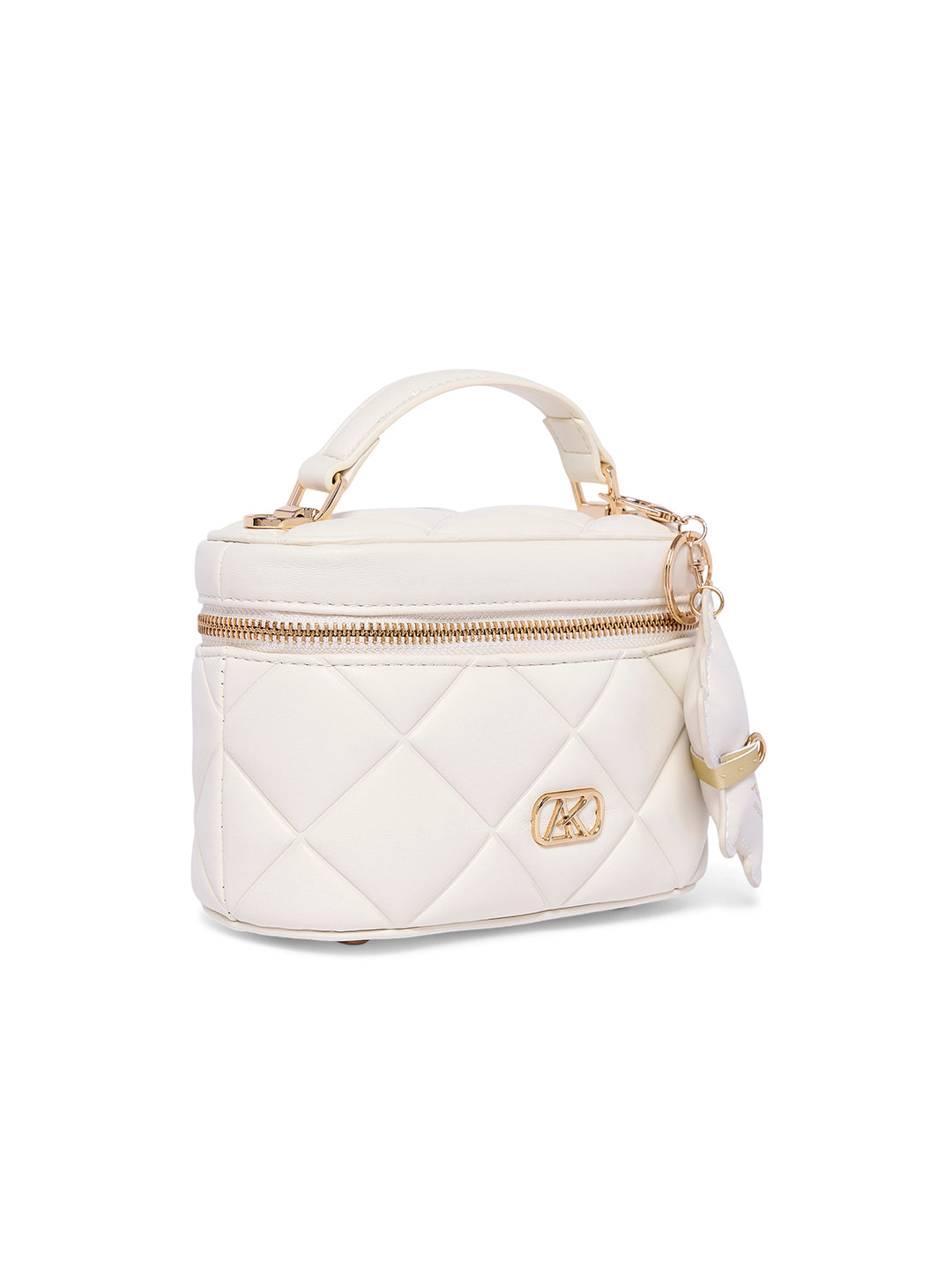 Clapham 7 Small Vanity Bag Off White