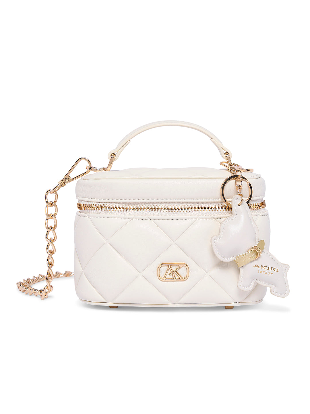 Clapham 7 Small Vanity Bag Off White