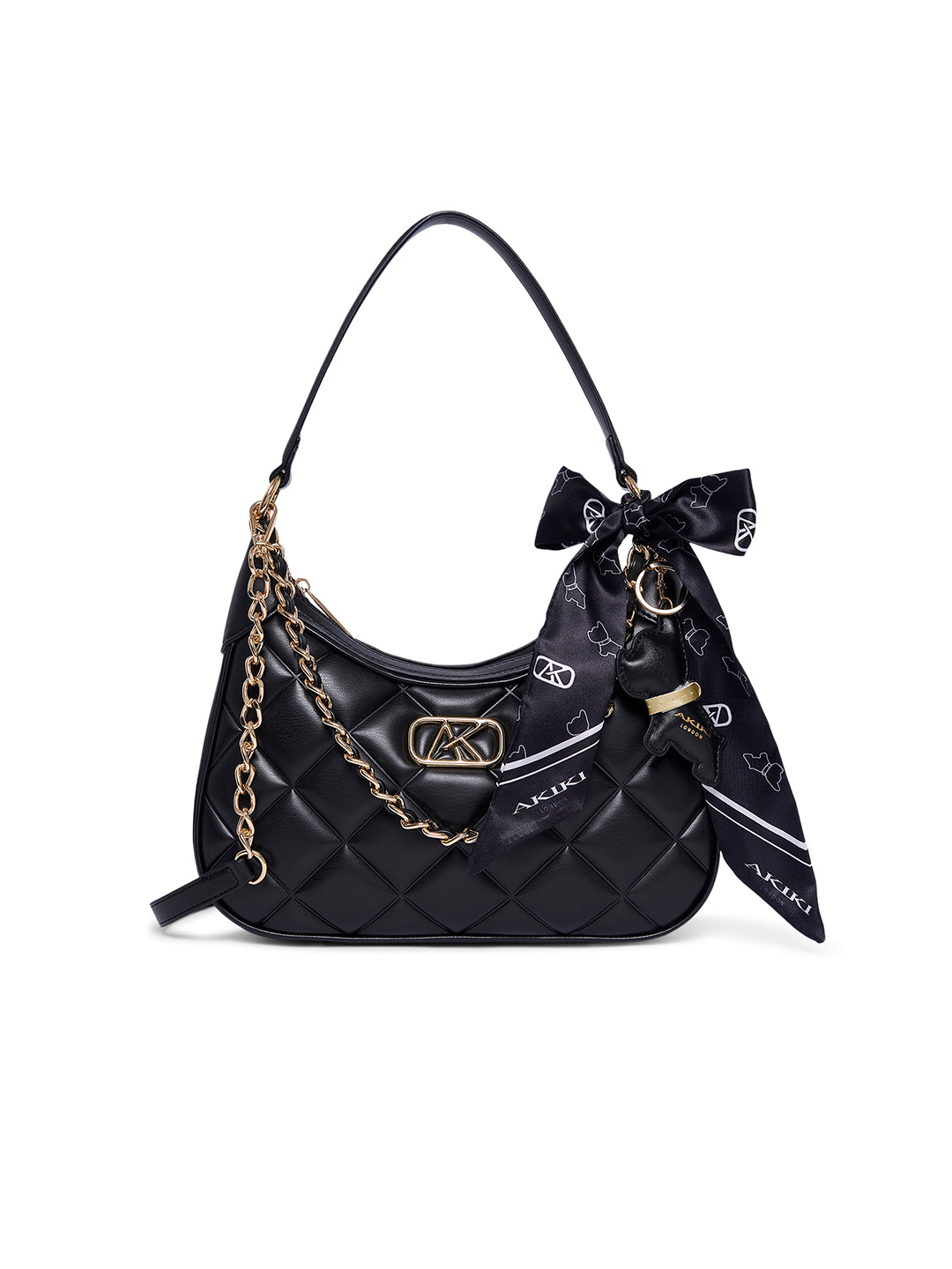 Catford 8 Small Hobo Bag Black