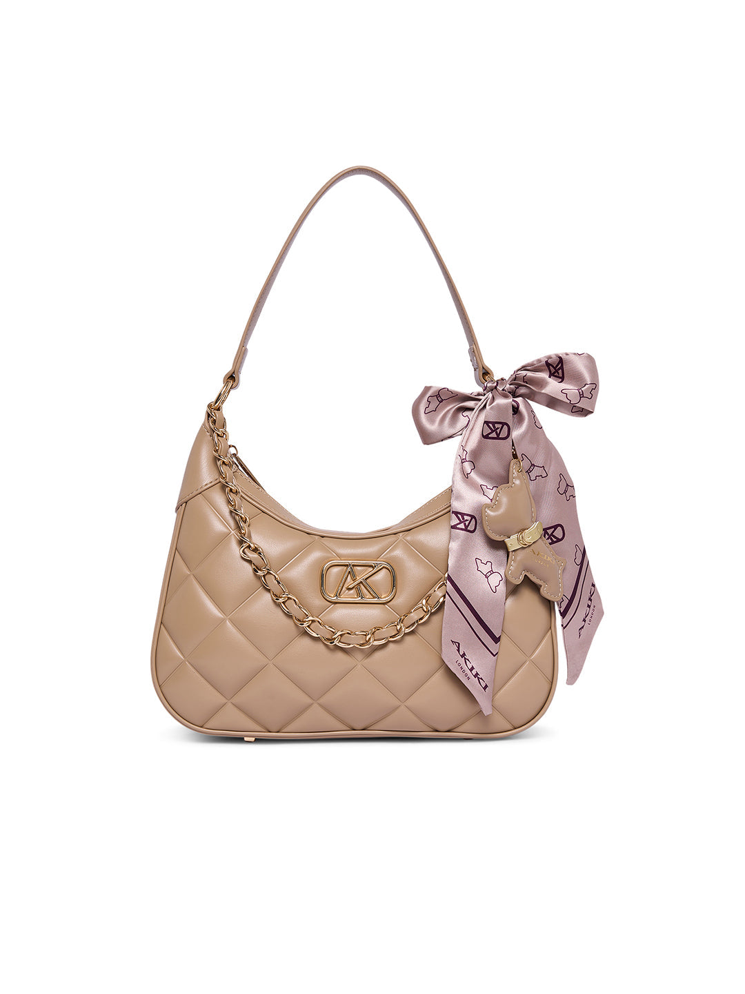 Catford 8 Small Hobo Bag Beige