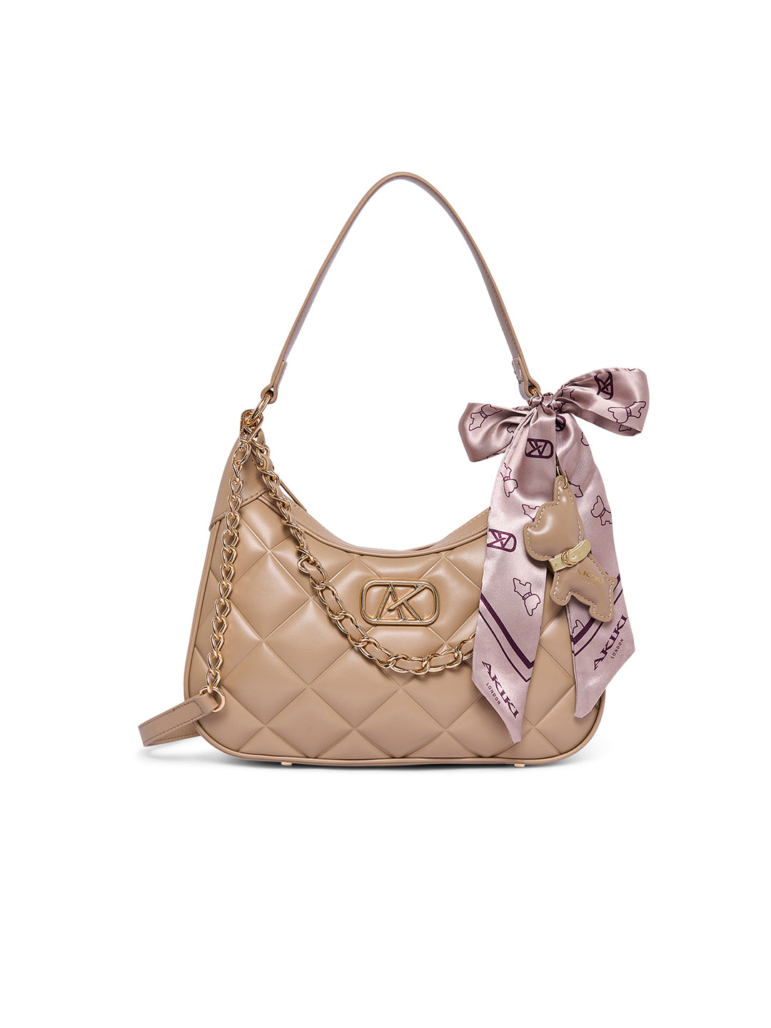 Catford 8 Small Hobo Bag Beige