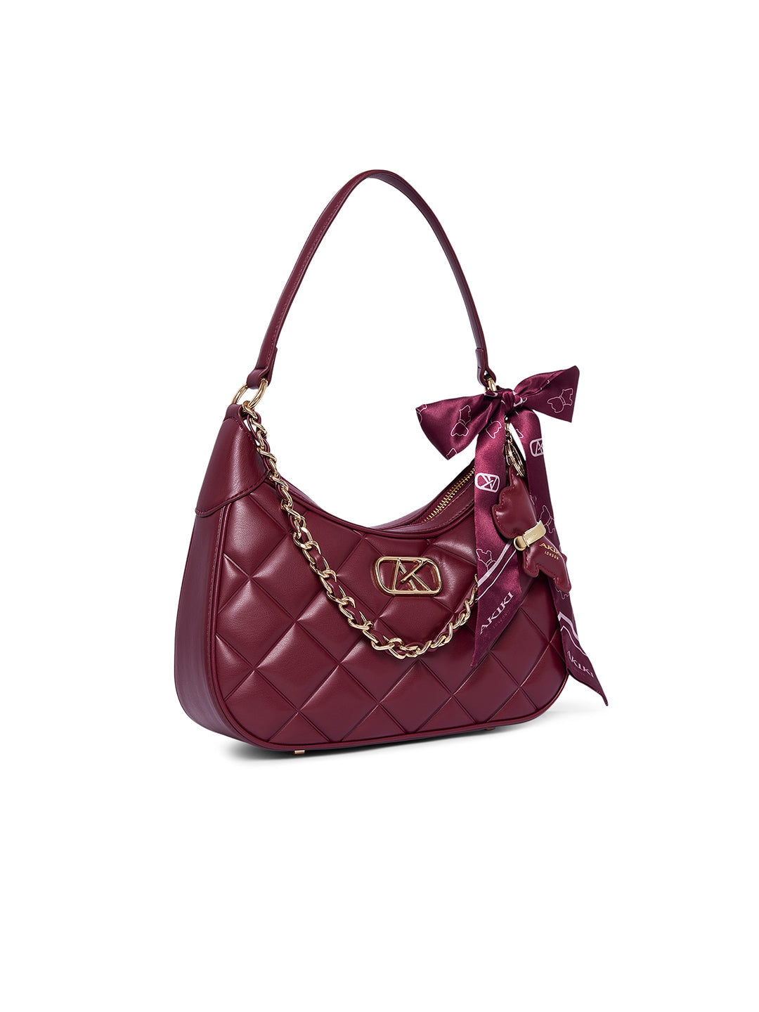 Catford 8 Small Hobo Bag Wine