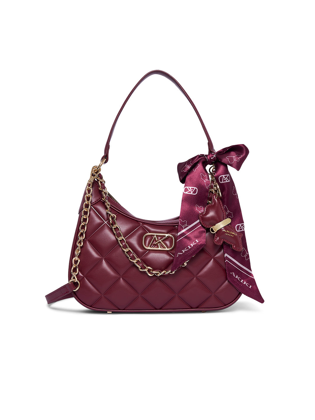 Catford 8 Small Hobo Bag Wine