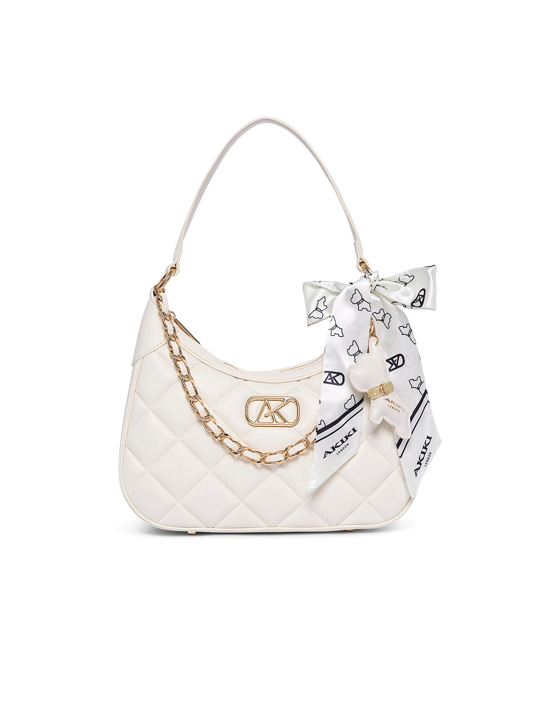 Catford 8 Small Hobo Bag Off White