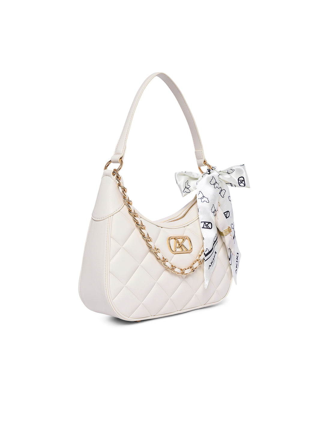 Catford 8 Small Hobo Bag Off White