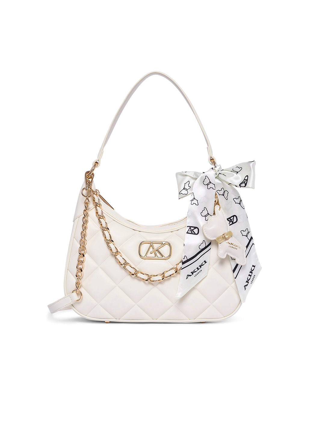 Catford 8 Small Hobo Bag Off White