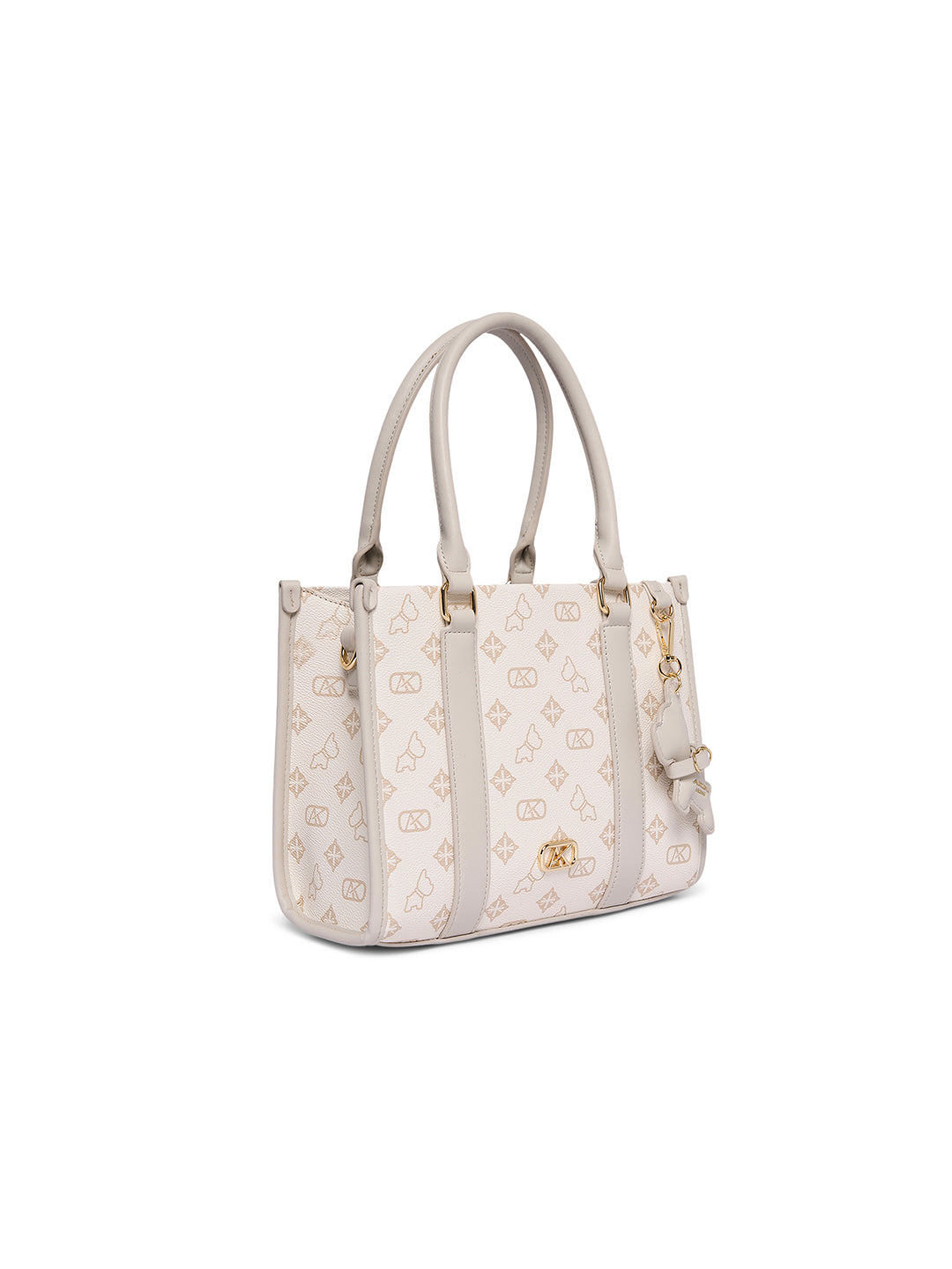Holborn Medium Box Satchel Bag Off White