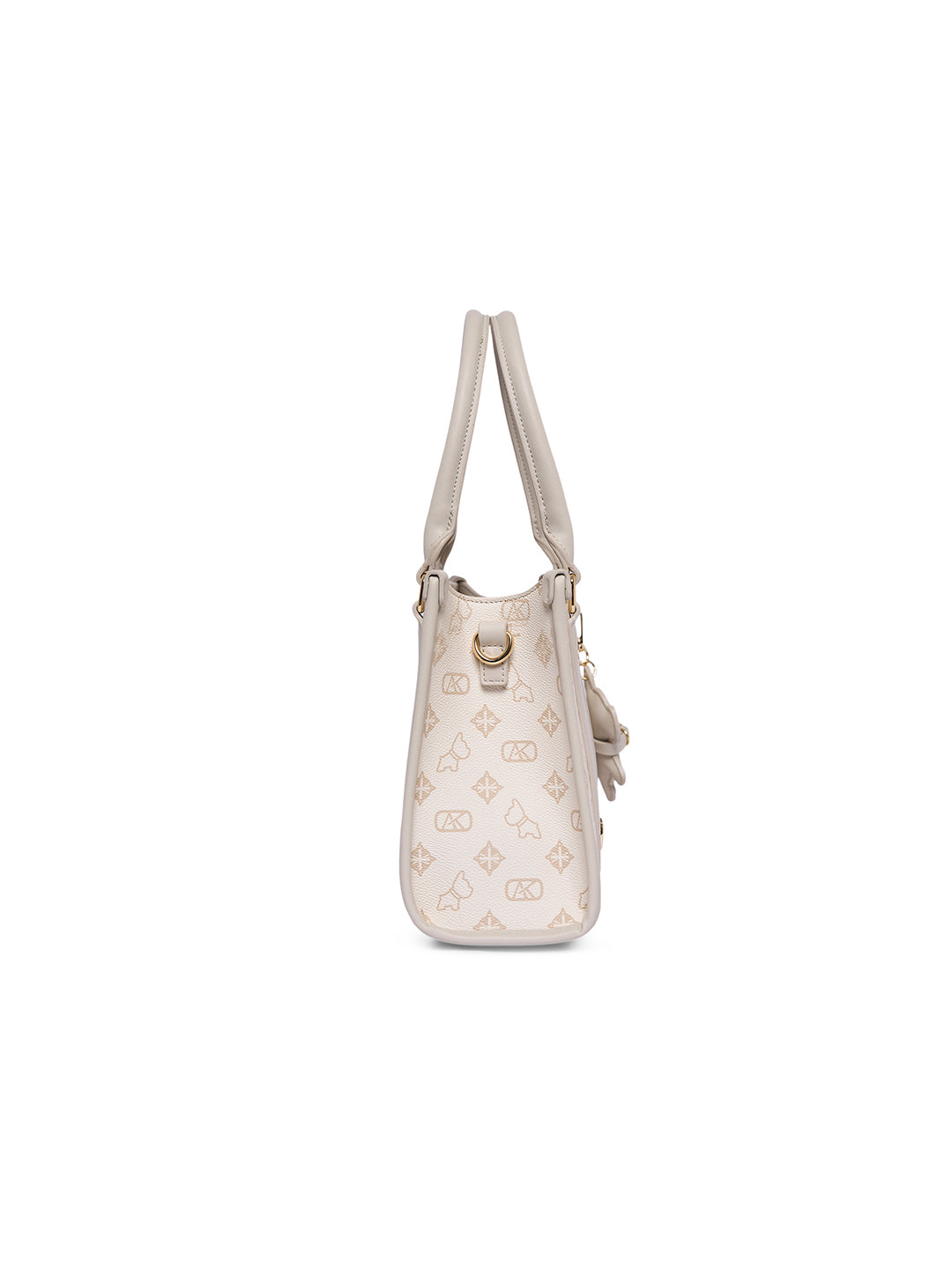 Holborn Medium Box Satchel Bag Off White