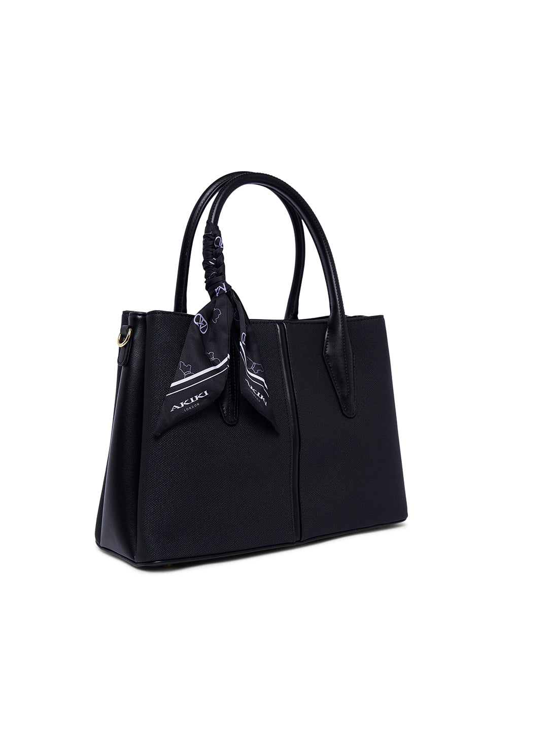 Lewisham 34 Medium Satchel Bag Black