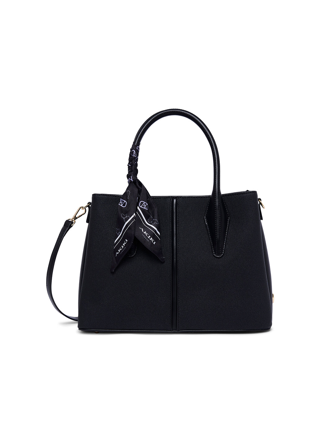 Lewisham 34 Medium Satchel Bag Black