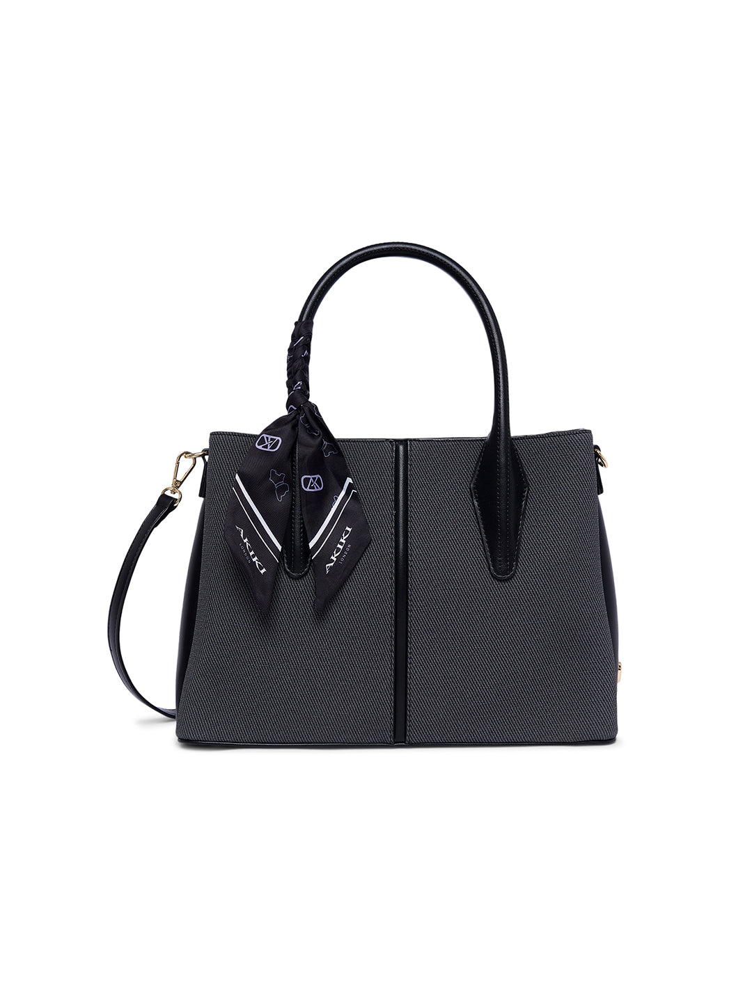 Lewisham 34 Medium Satchel Bag Grey