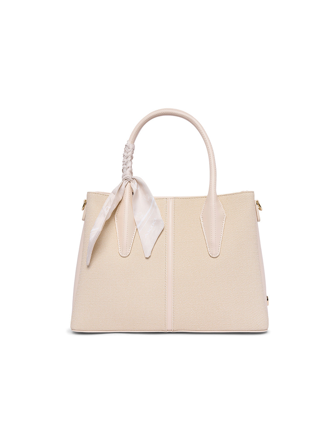 Lewisham 34 Medium Satchel Bag Off White