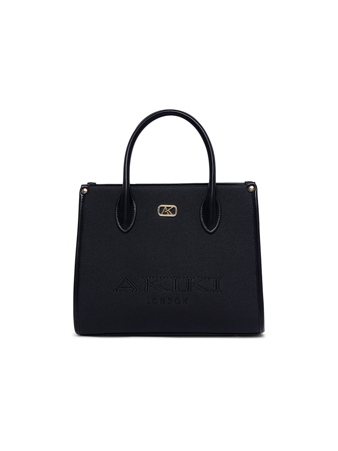Manor 28 Box Medium Satchel Bag Black