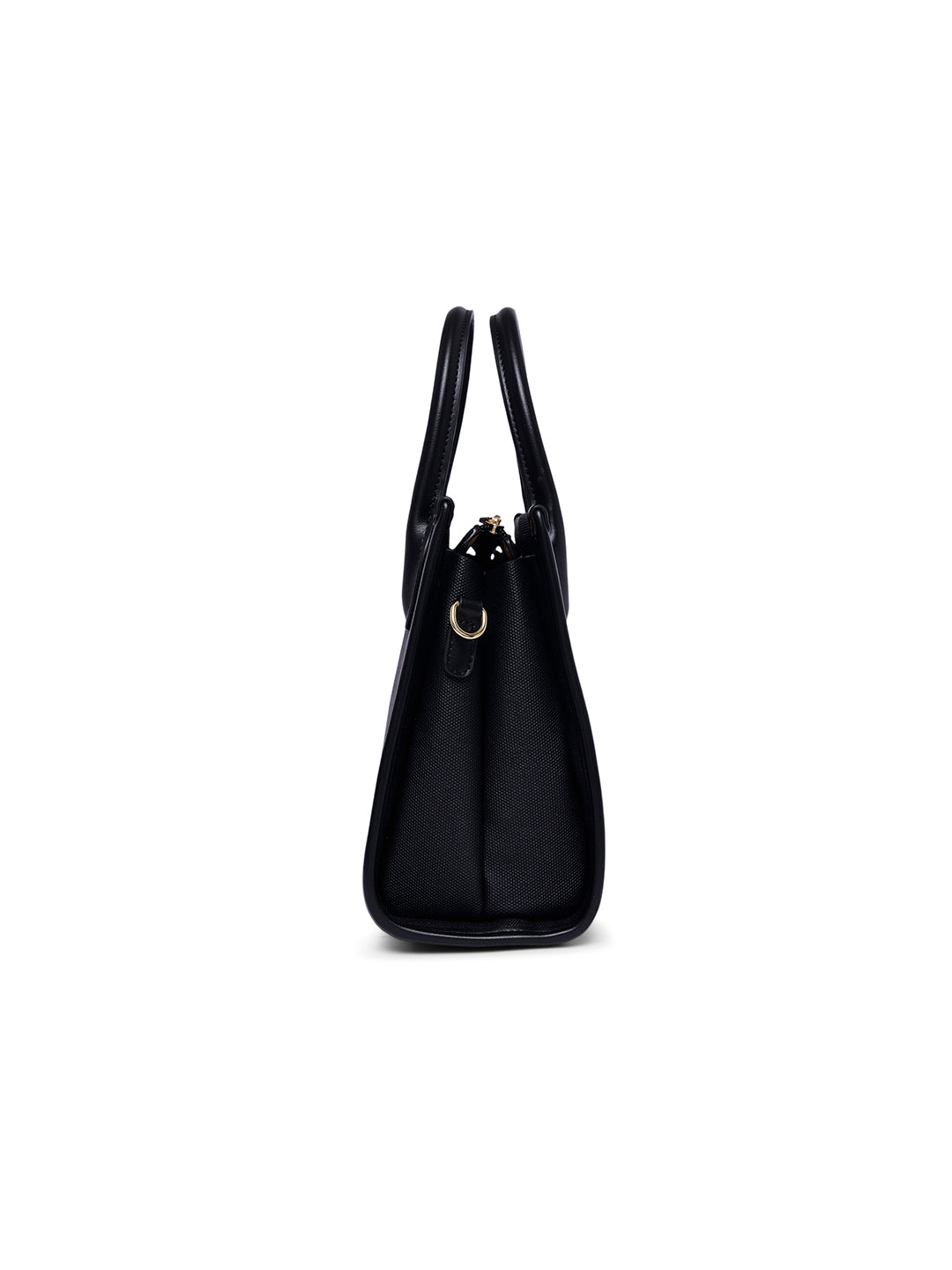 Manor 28 Box Medium Satchel Bag Black