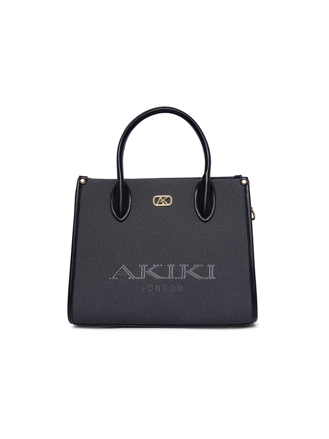 Manor 28 Box Medium Satchel Bag Grey