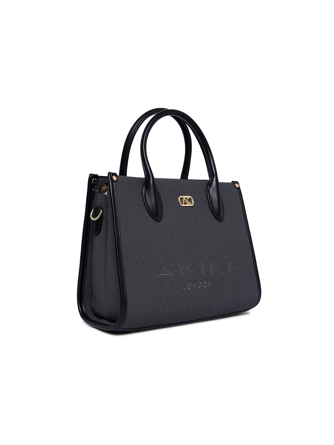 Manor 28 Box Medium Satchel Bag Grey