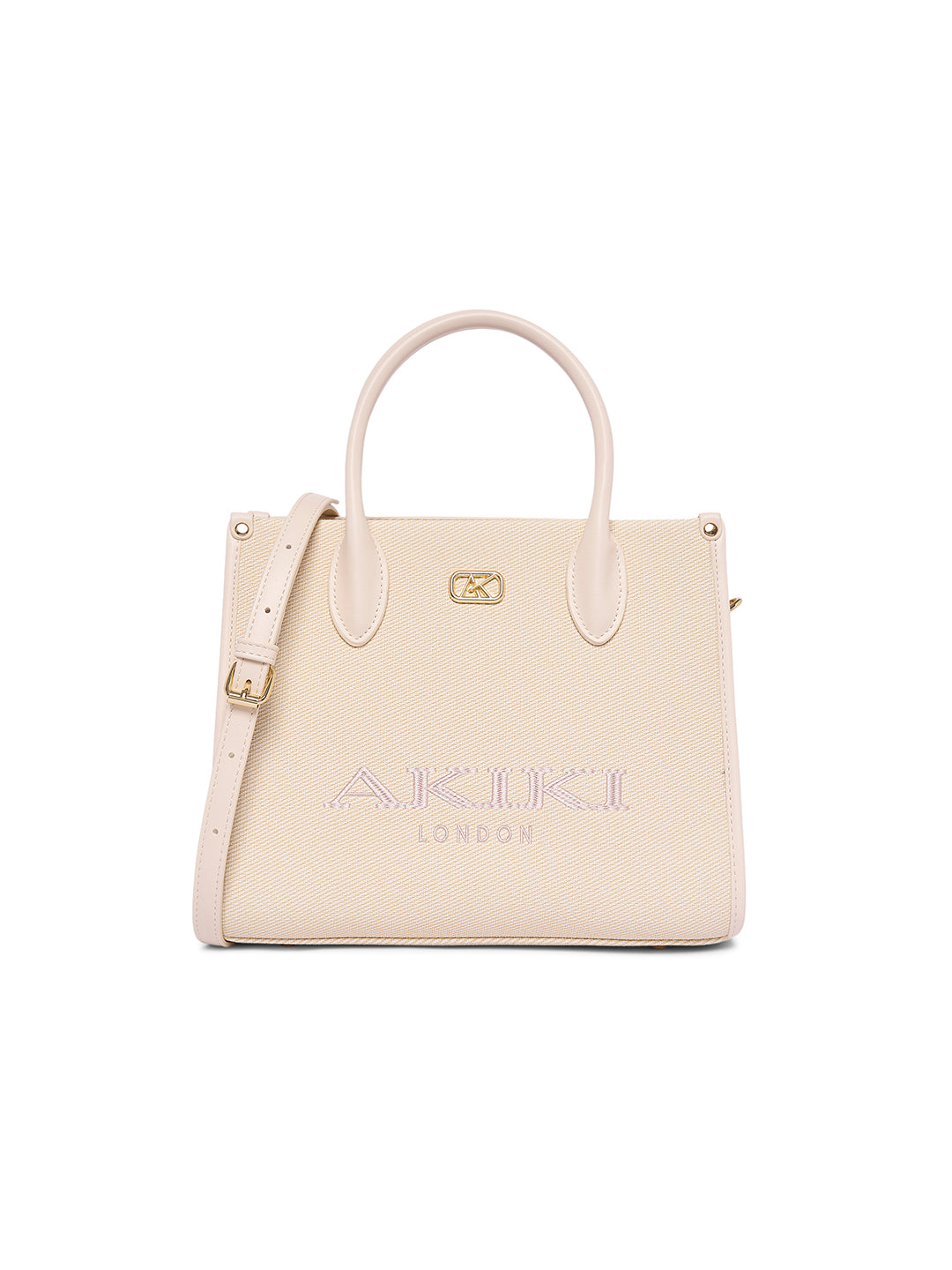 Manor 28 Box Medium Satchel Bag Off White