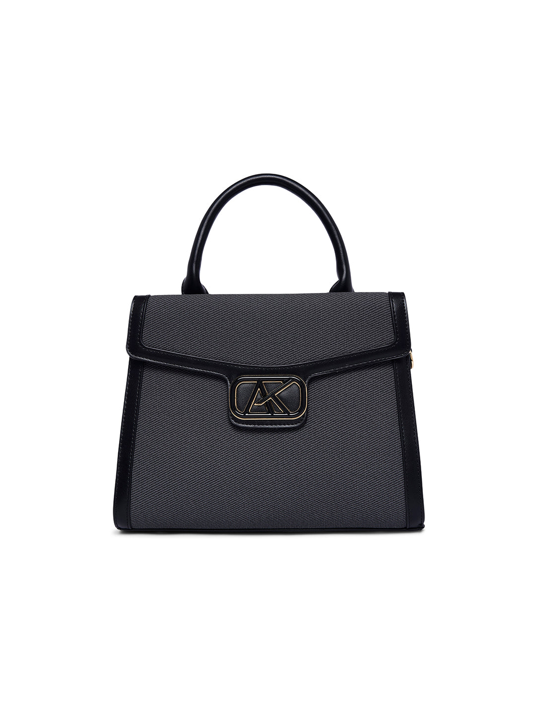 Lambeth 28 Flap Medium Satchel Bag Grey