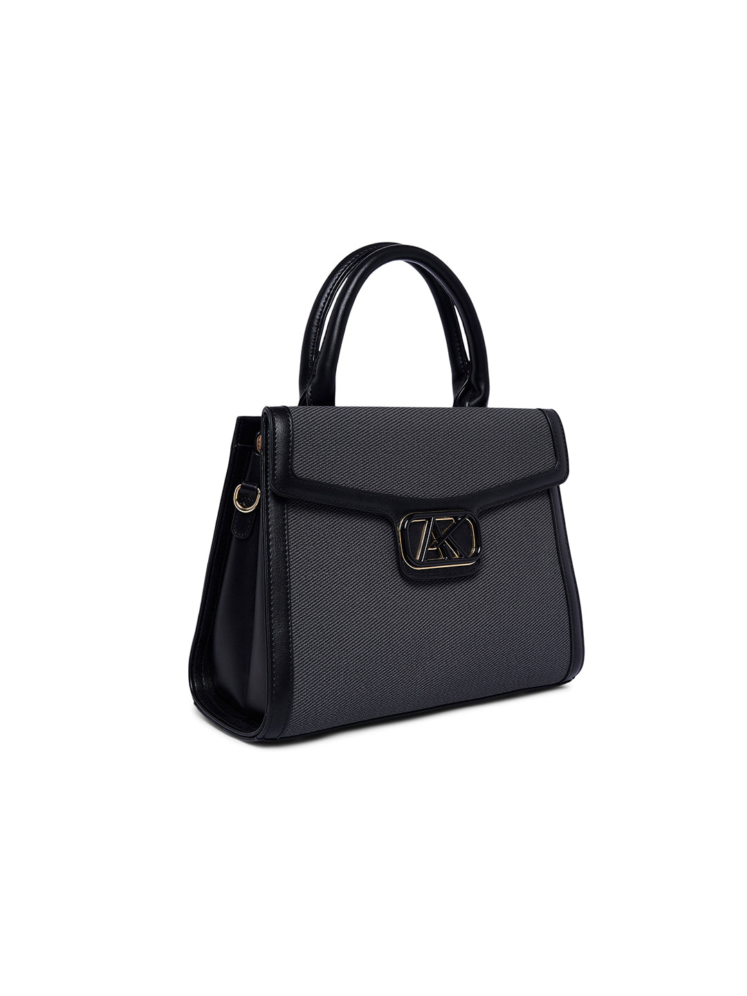 Lambeth 28 Flap Medium Satchel Bag Grey