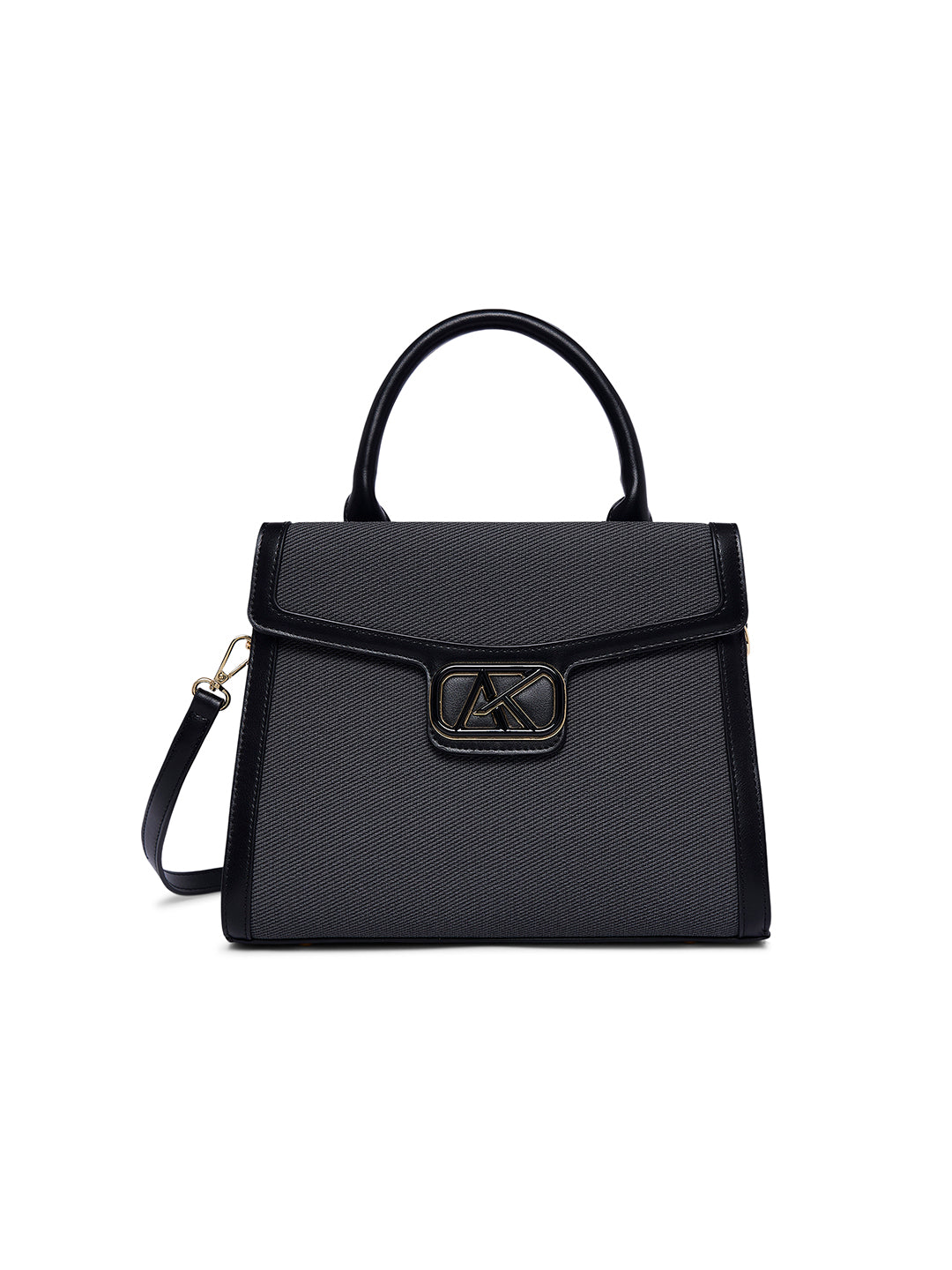 Lambeth 28 Flap Medium Satchel Bag Grey