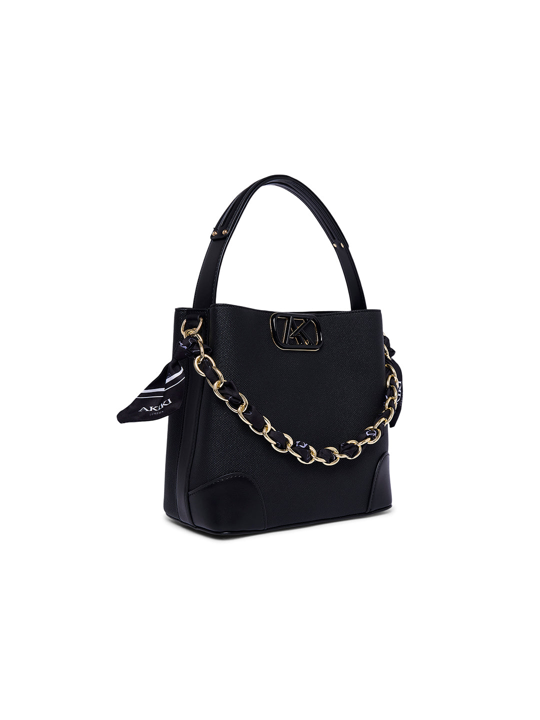 Sudbury 23 Medium Bucket Bag Black