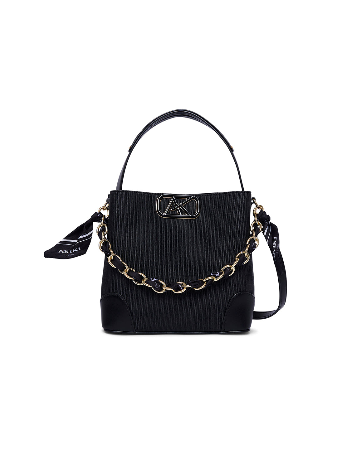 Sudbury 23 Medium Bucket Bag Black