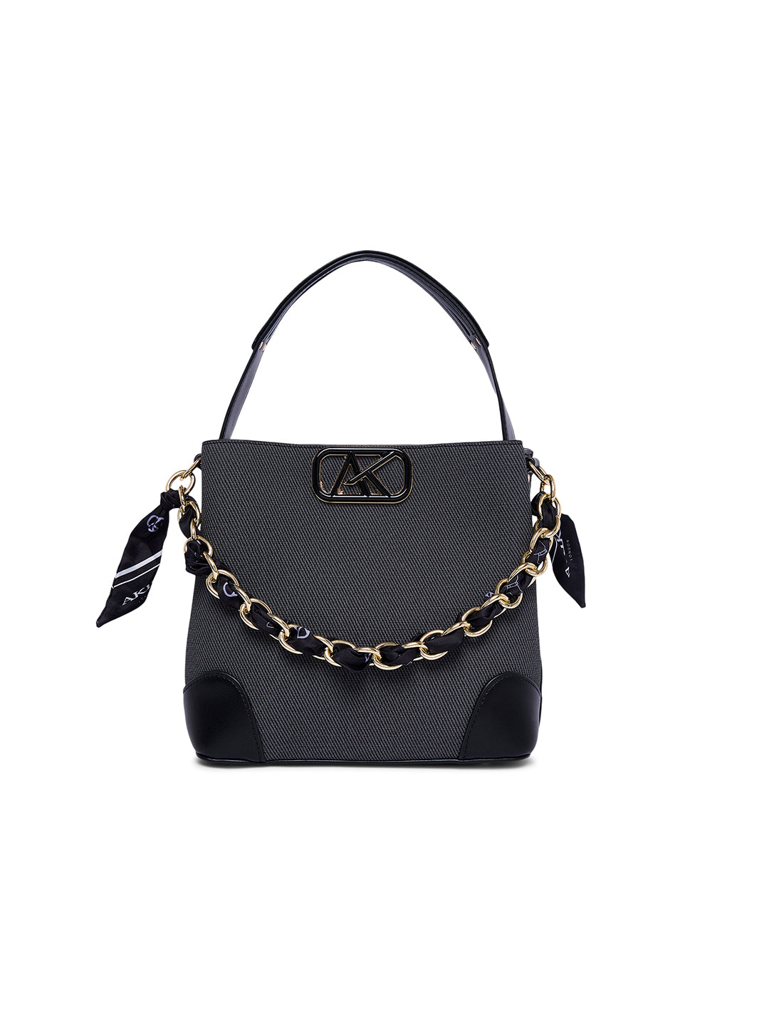 Sudbury 23 Medium Bucket Bag Grey