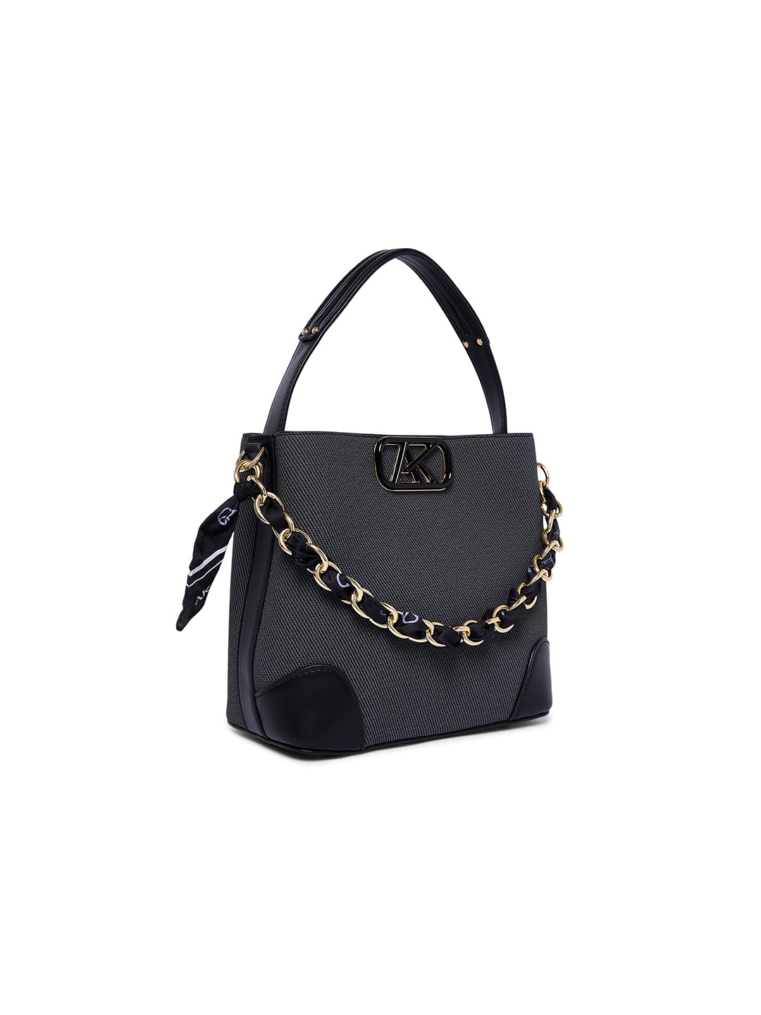 Sudbury 23 Medium Bucket Bag Grey