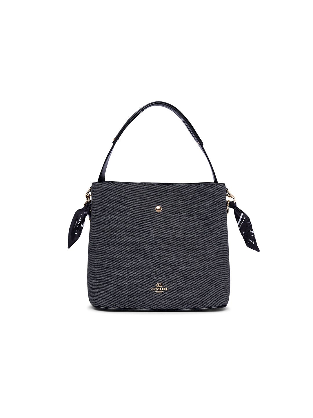 Sudbury 23 Medium Bucket Bag Grey