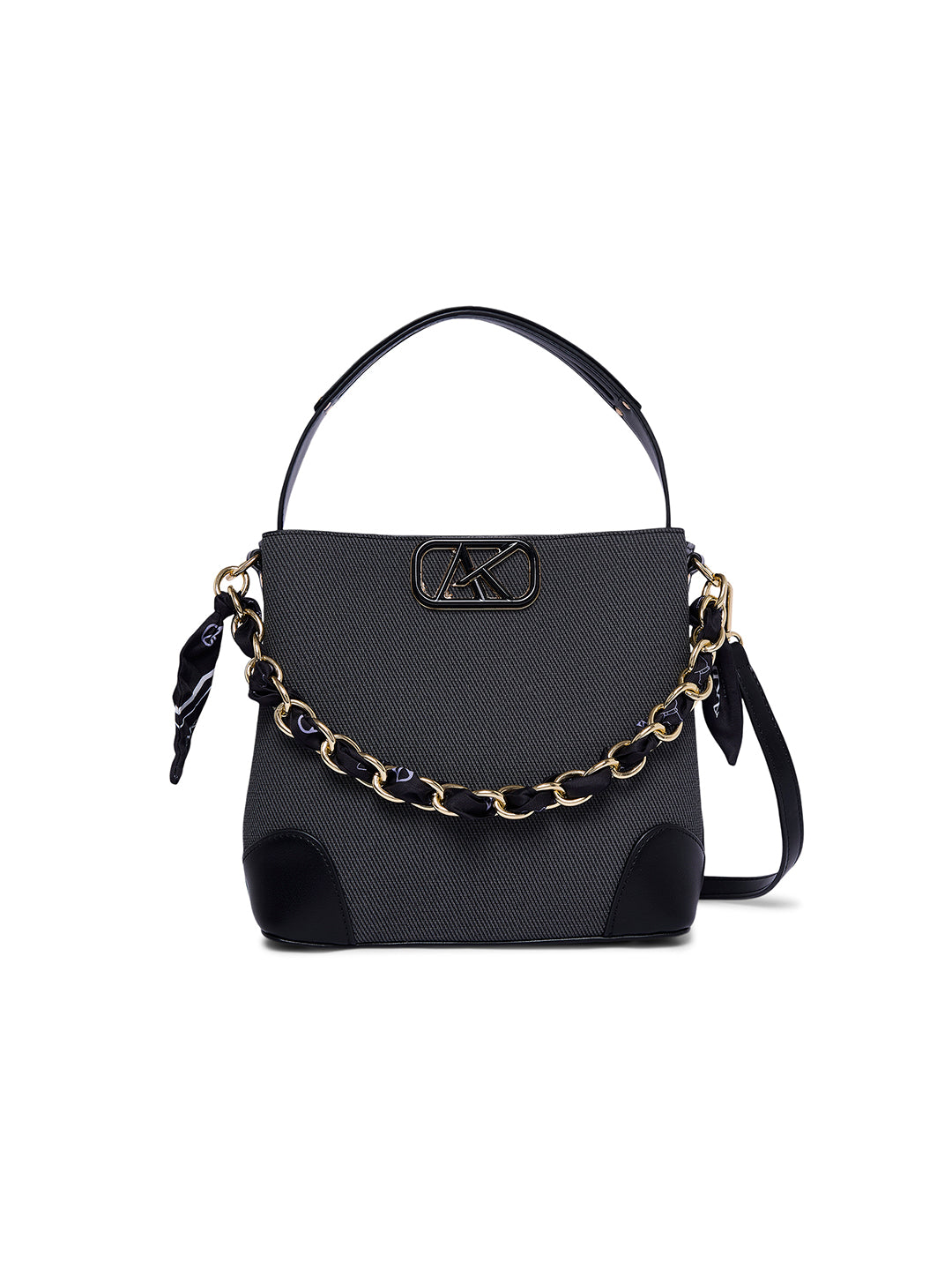 Sudbury 23 Medium Bucket Bag Grey