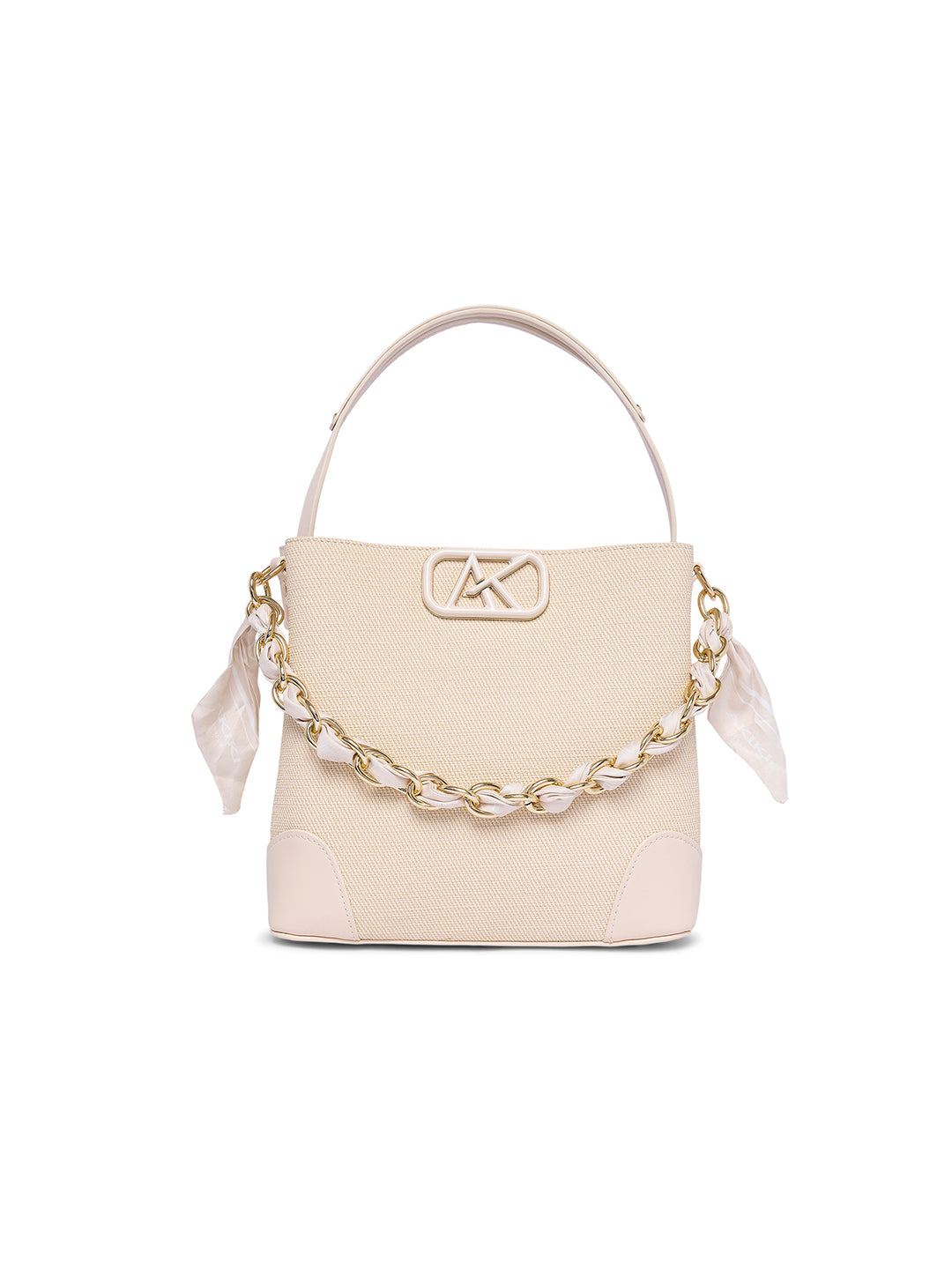 Sudbury 23 Medium Bucket Bag Off White