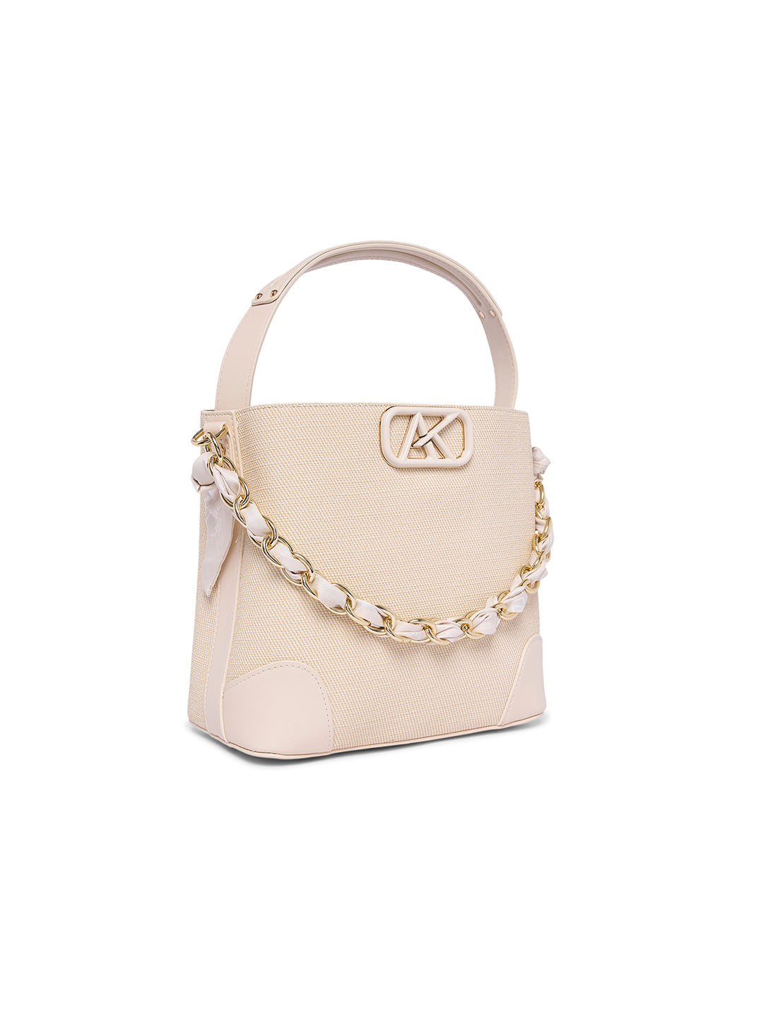 Sudbury 23 Medium Bucket Bag Off White