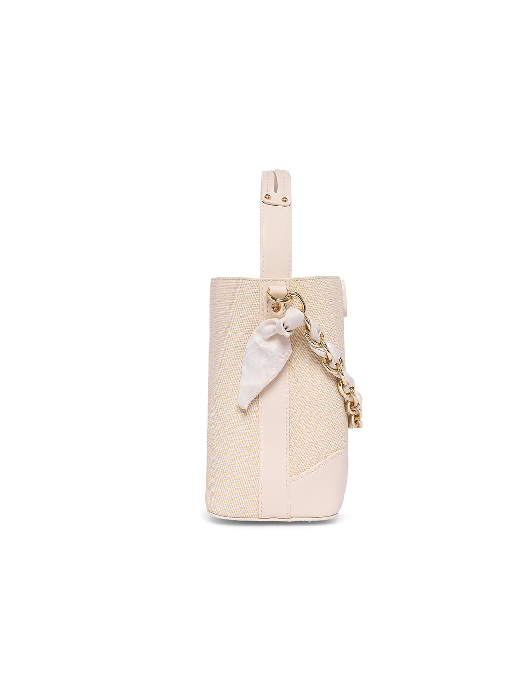 Sudbury 23 Medium Bucket Bag Off White